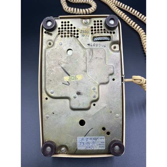 Vintage Beige Bell System 2500D Desk Phone (UNTESTED) - Picture 10 of 10